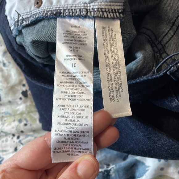 Calvin Klein High Rise Skinny Dark Wash Jeans - Picture 7 of 7